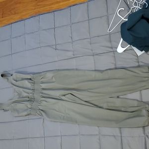 Abercrombie green jumpsuit